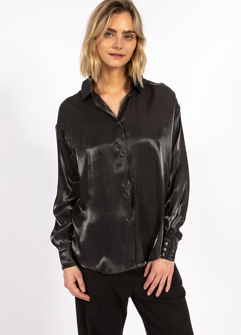 CC Heart CC HEART JOLIE METALLIC SHIRT Shirt/Blouse Black - 100