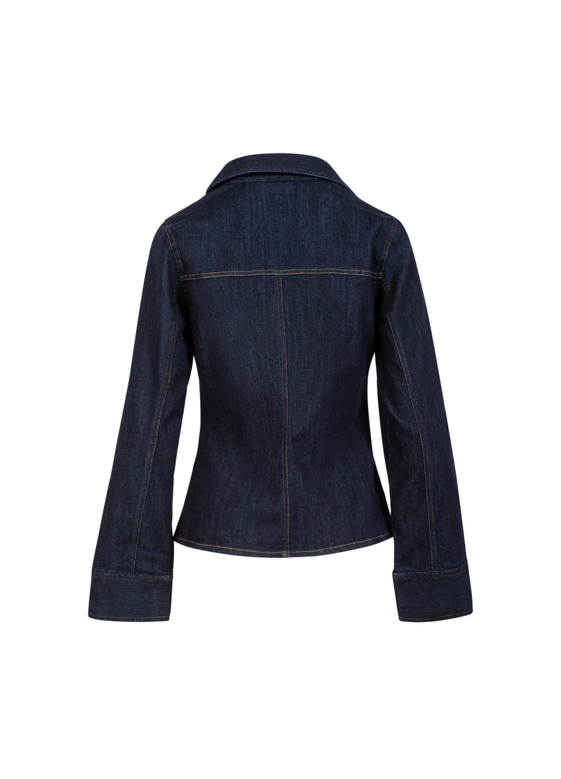 CC Heart CC HEART KALANI DENIM REIßVERSCHLUSSHEMD Shirt/Blouse Dark denim blue - 587