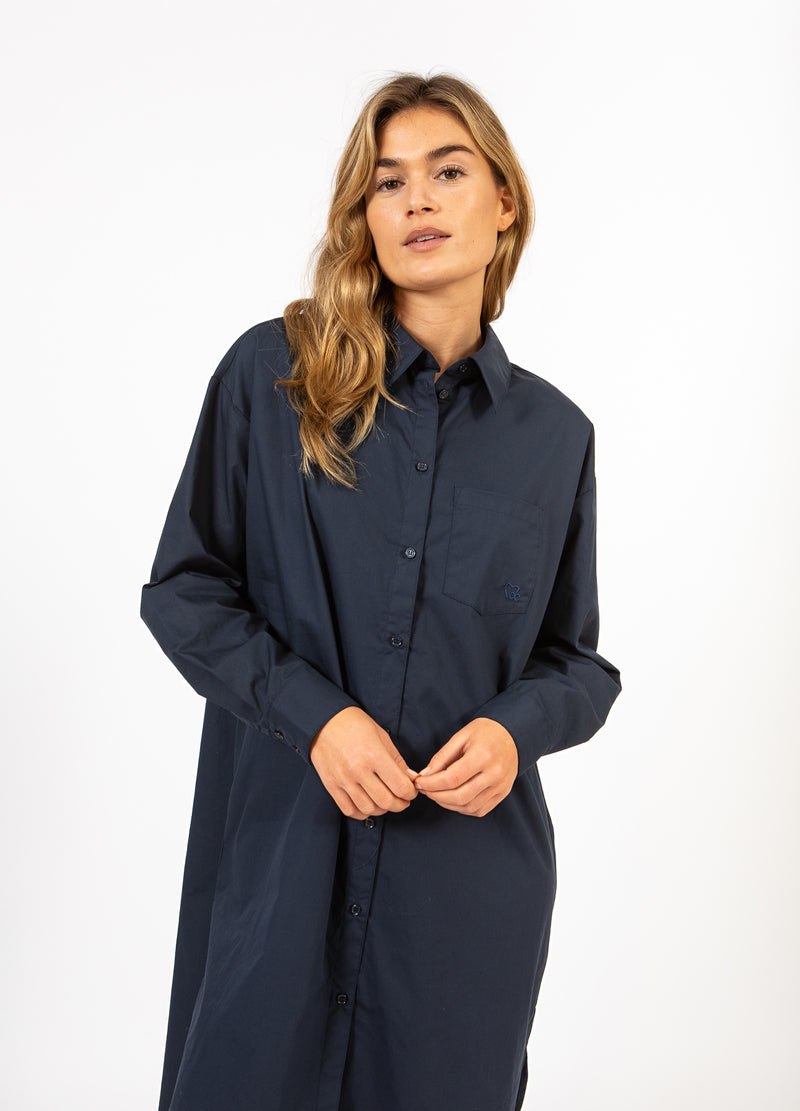 CC Heart CC HEART KIARA LANGE BLUSENKLEID Dress Navy - 563