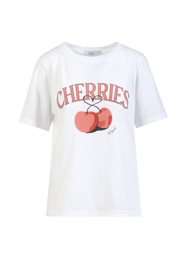 CC Heart CC HEART KIRSCHEN T-SHIRT - MITTLERE ÄRMEL T-Shirt White - 200
