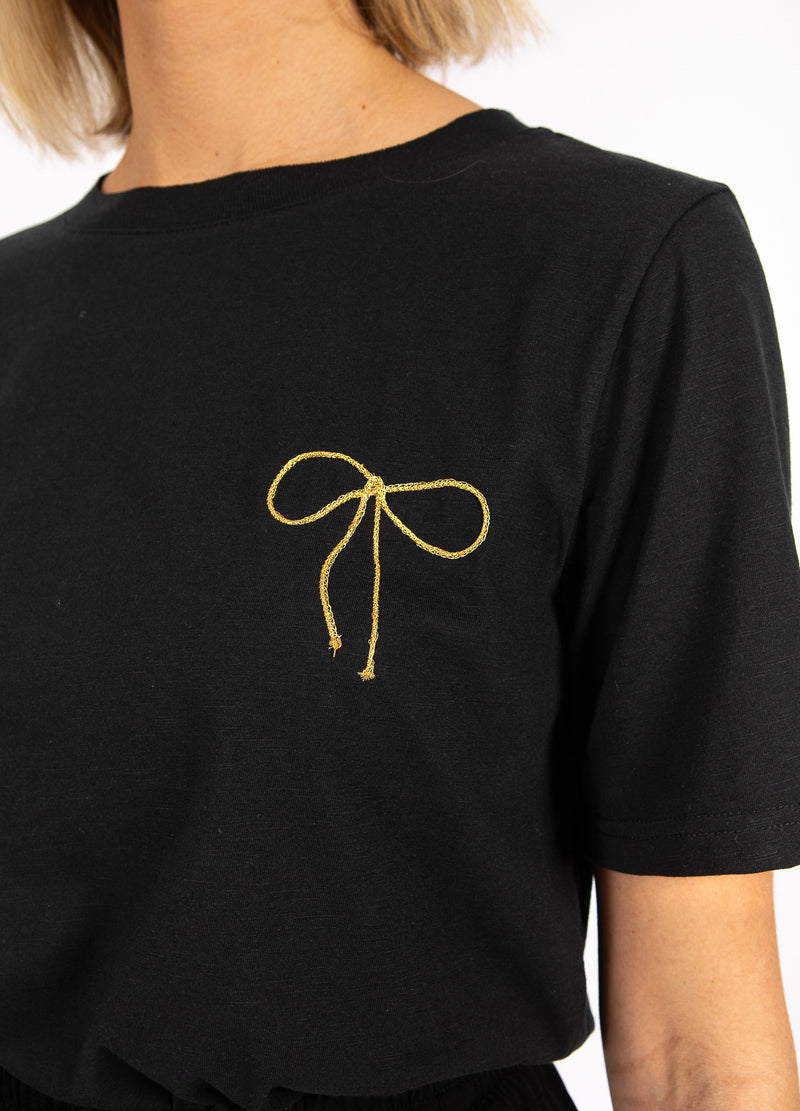 CC Heart CC HEART KLEINE SCHLEIFE TEE T-Shirt Black - 100