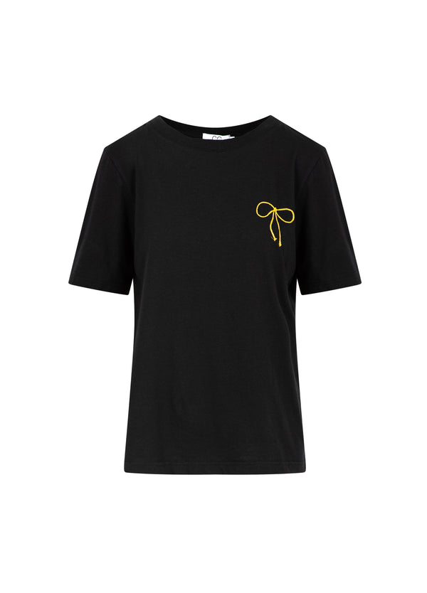 CC Heart CC HEART KLEINE SCHLEIFE TEE T-Shirt Black - 100