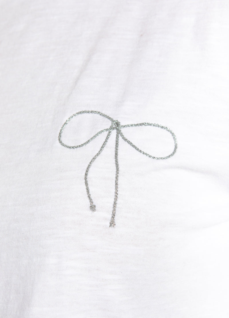 CC Heart CC HEART KLEINE SCHLEIFE TEE T-Shirt White - 200