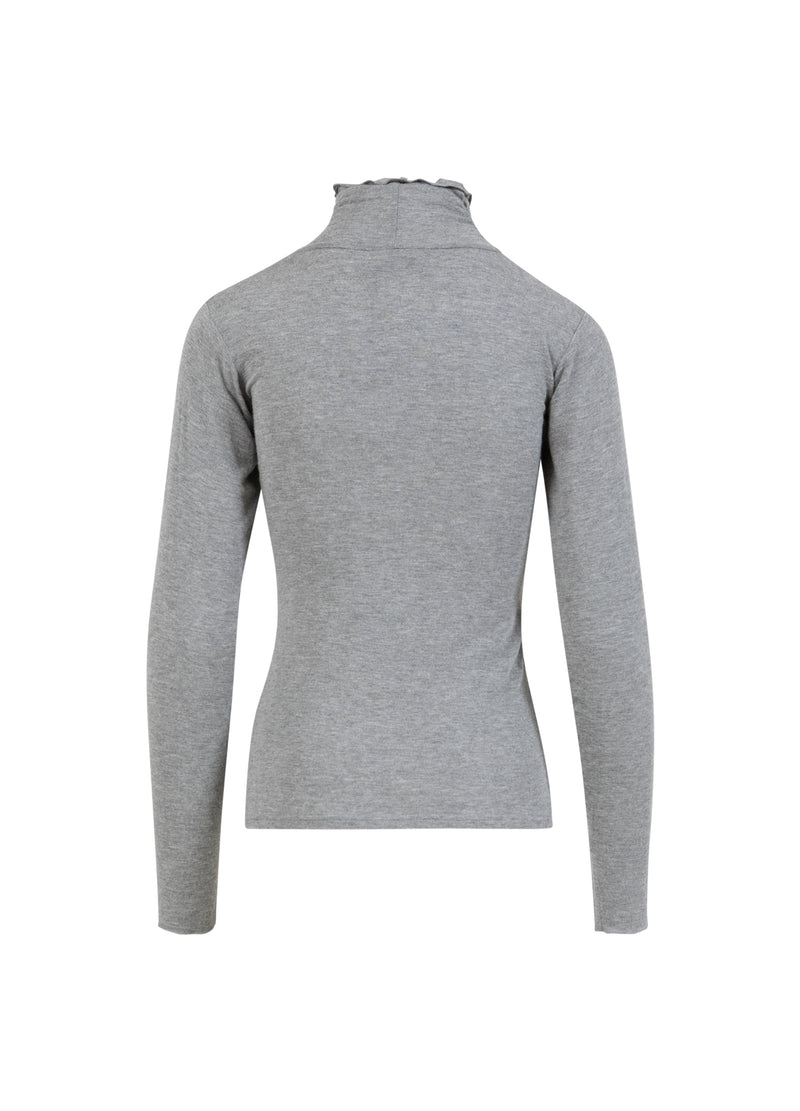 CC Heart CC HEART LANA ROLLKRAGEN Knitwear Grey melange - 142