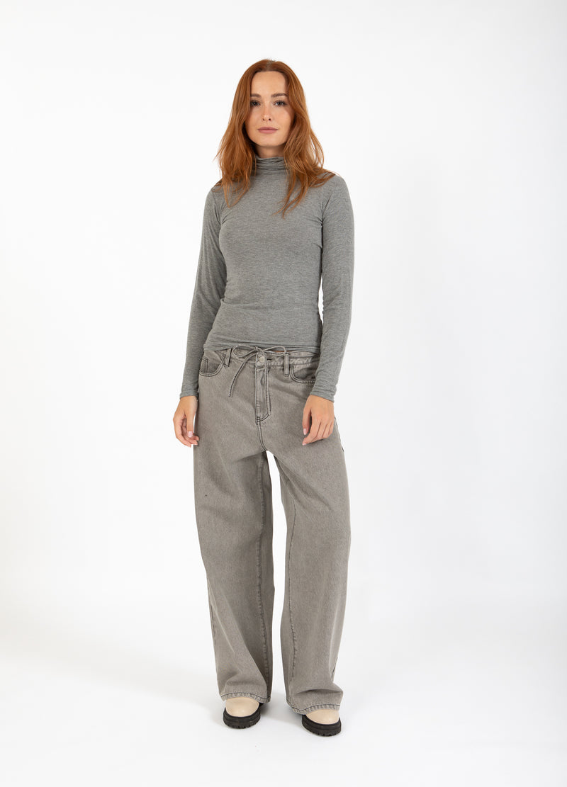 CC Heart CC HEART LANA ROLLKRAGEN Knitwear Grey melange - 142