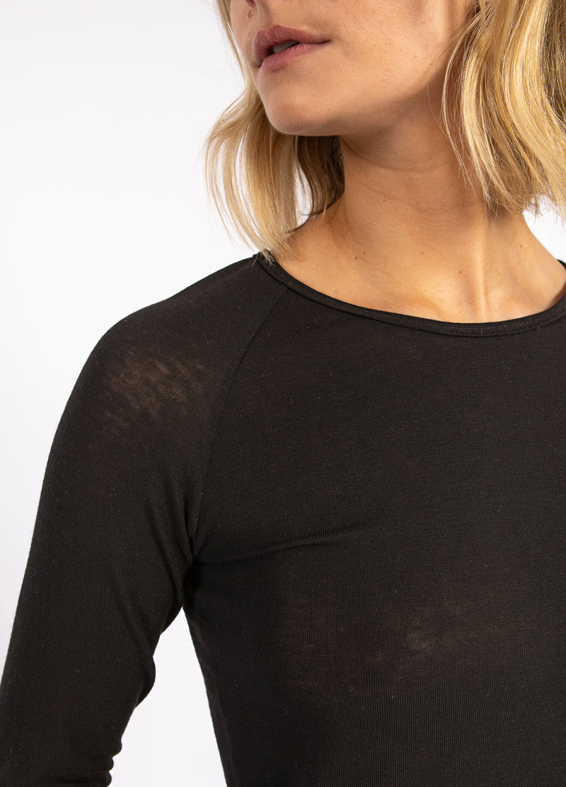 CC Heart CC HEART LANA STRICK MIT LANGEN ÄRMELN Knitwear Black - 100
