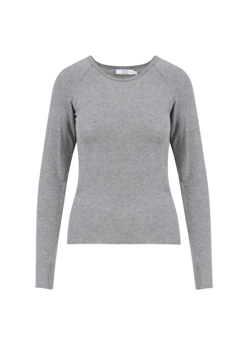 CC Heart CC HEART LANA STRICK MIT LANGEN ÄRMELN Knitwear Grey melange - 142