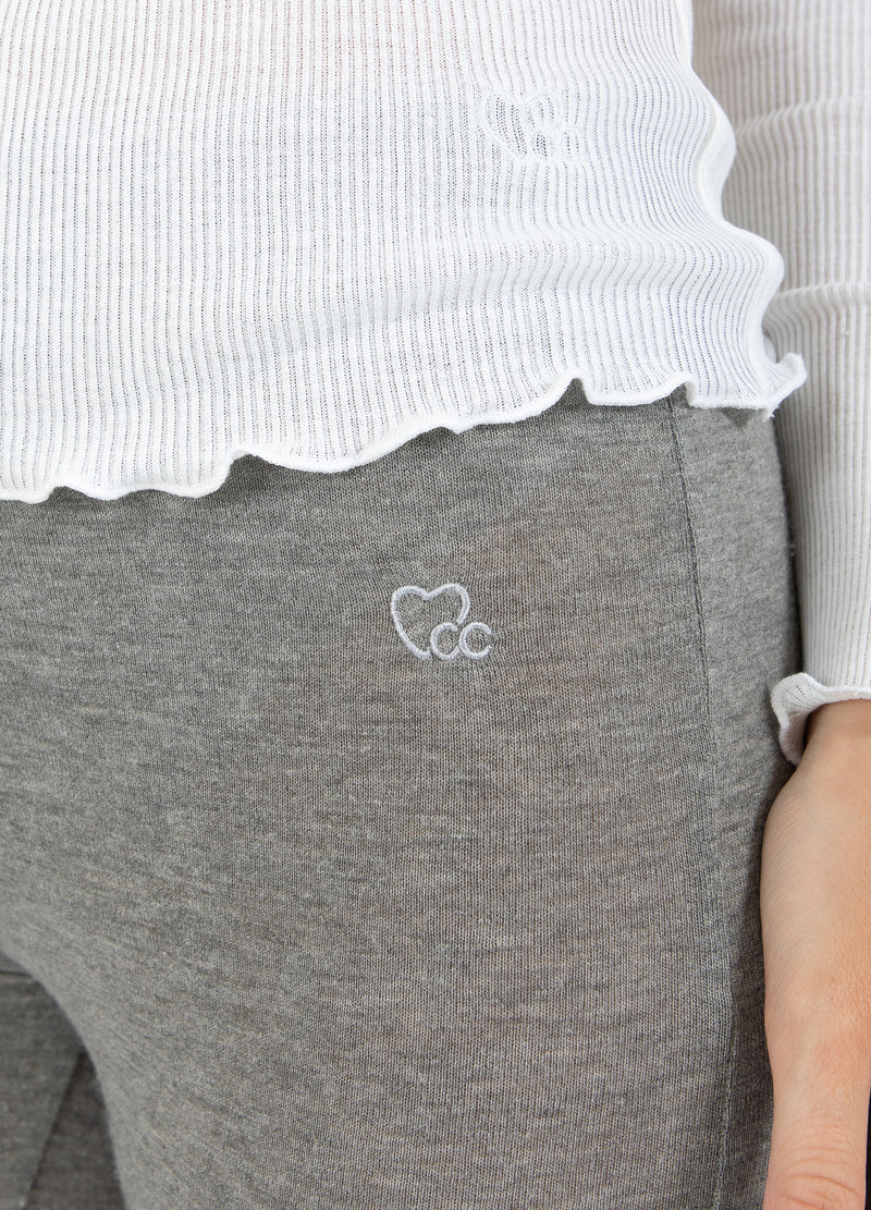 CC Heart CC HEART LANA WOLL-LEGGINGS Pants Grey melange - 142