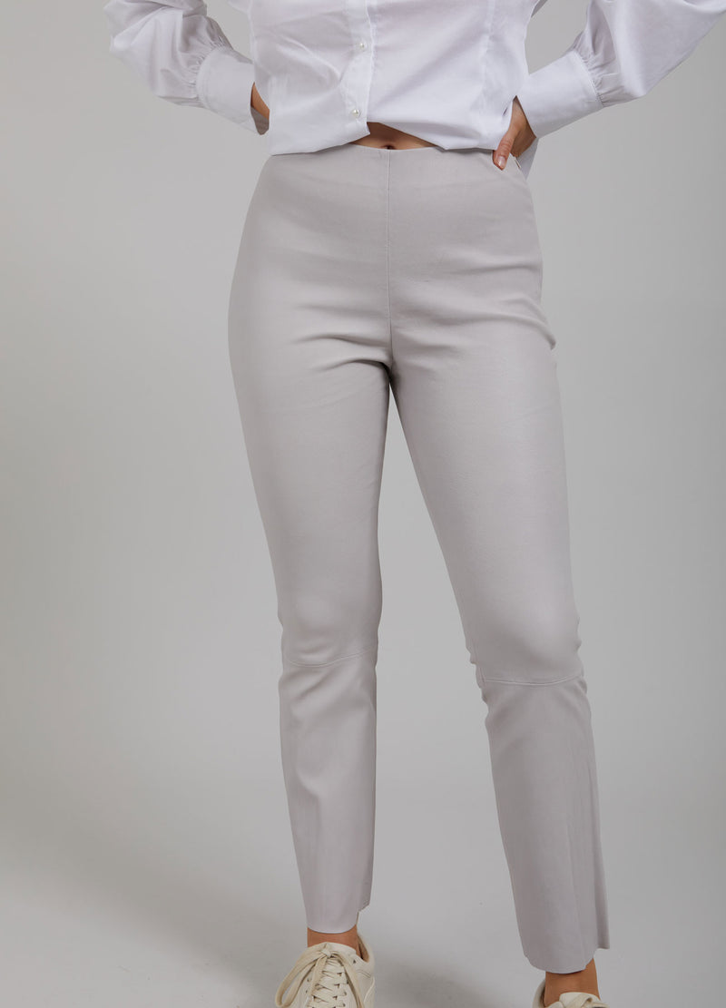 CC Heart CC HEART LEATHER LEGGINGS Pants Moon Grey - 105