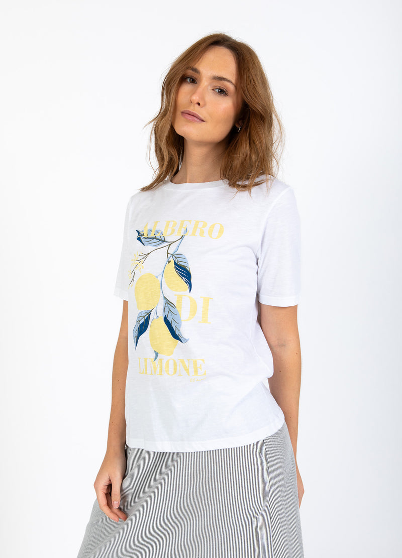 CC Heart CC HEART LEMON TEE - MITTLERE ÄRMEL T-Shirt White - 200