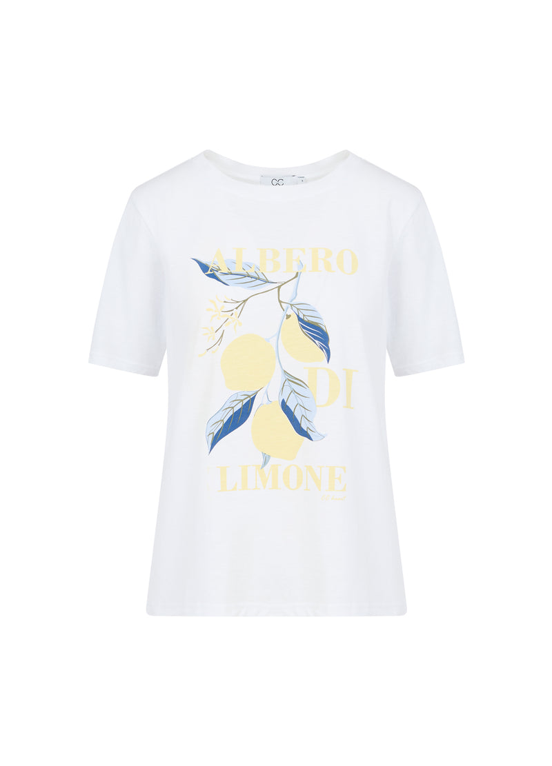 CC Heart CC HEART LEMON TEE - MITTLERE ÄRMEL T-Shirt White - 200