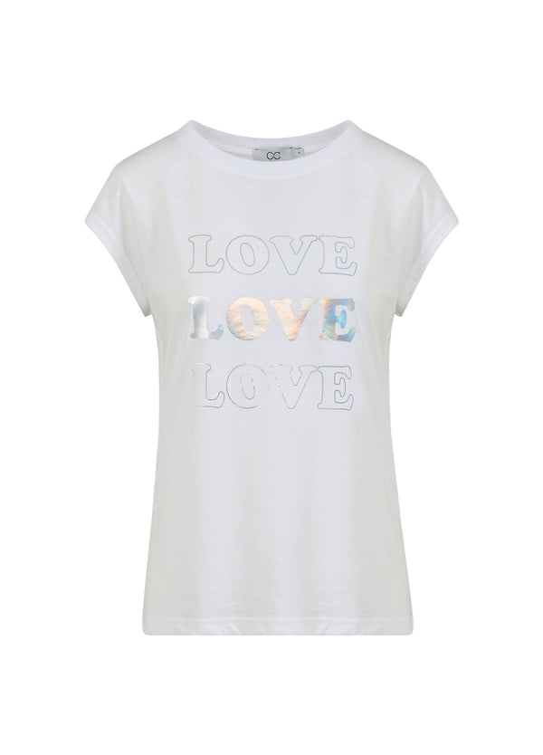 CC Heart CC HEART LOVE T-SHIRT - KAPPEÄRMEL T-Shirt White - 200