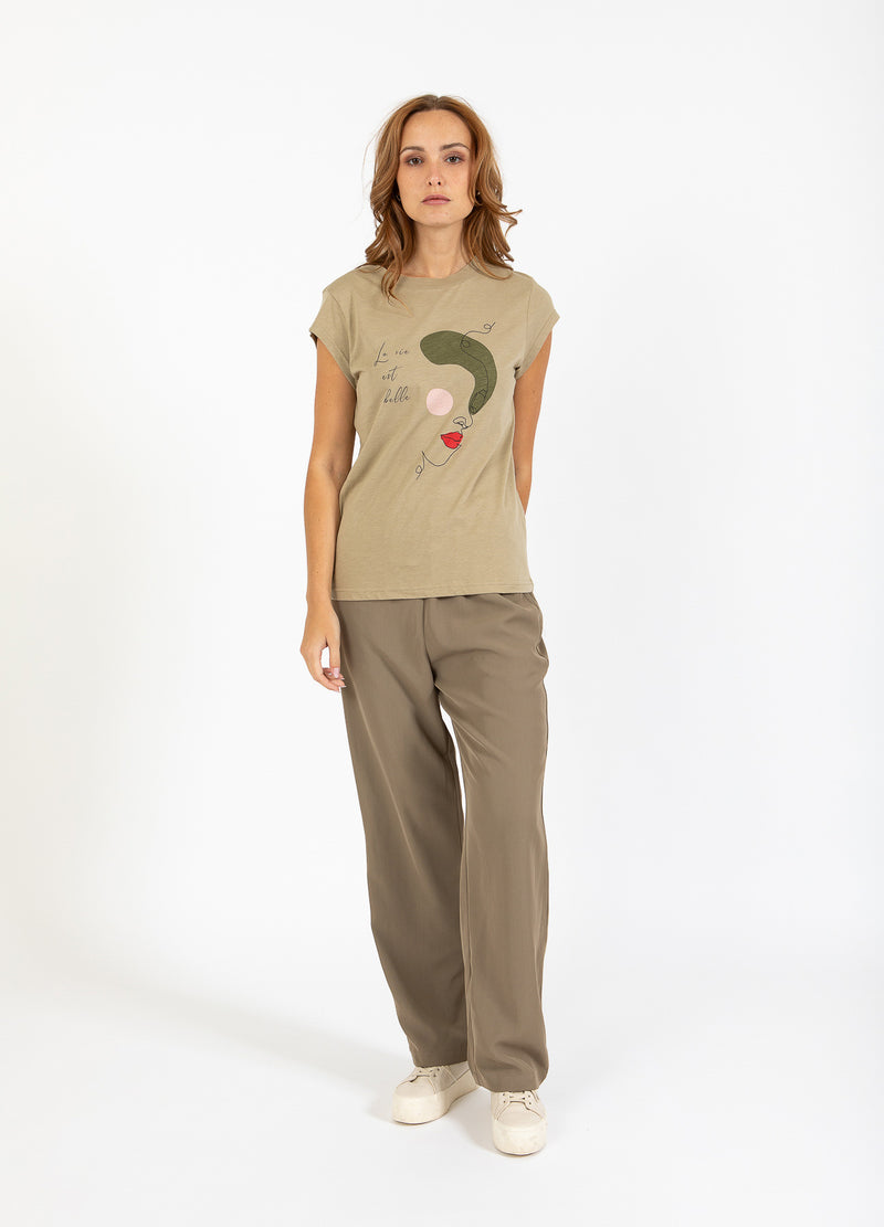 CC Heart CC HEART MABEL HOSE Pants Sand olive - 406