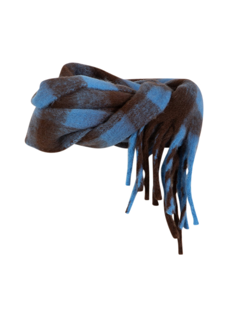 CC Heart CC HEART MAREN SCHAL Accessories Blue/brown check - 542
