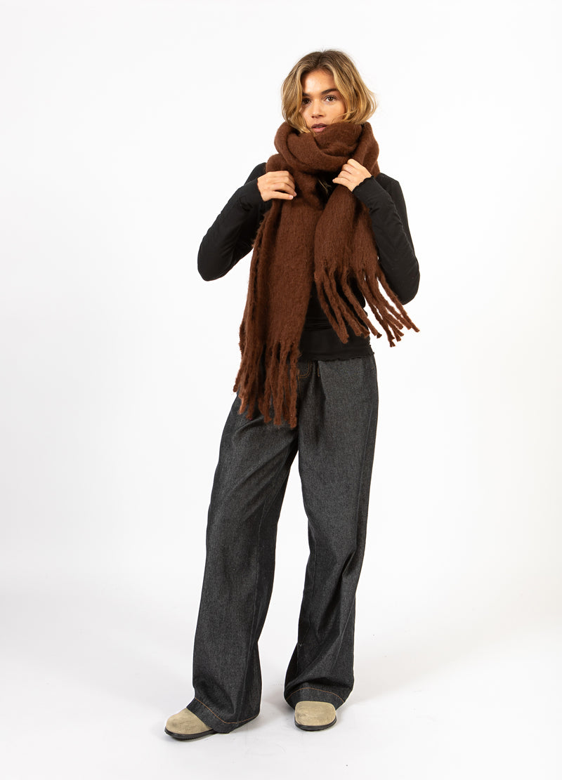 CC Heart CC HEART MAREN SCHAL Accessories Chocolate brown - 349
