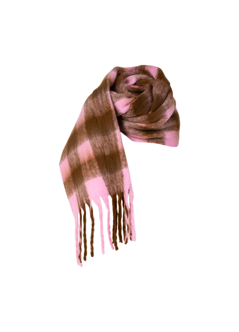 CC Heart CC HEART MAREN SCHAL Accessories Brown/pink check - 543