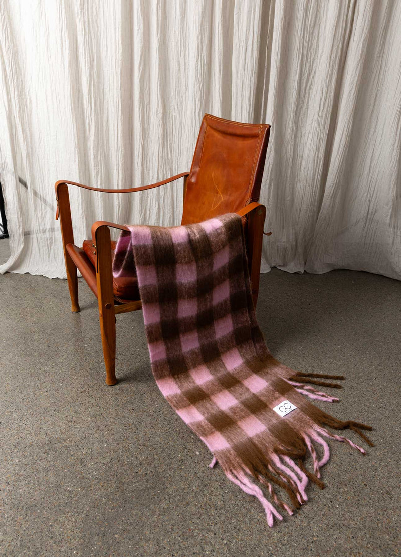 CC Heart CC HEART MAREN SCHAL Accessories Brown/pink check - 543