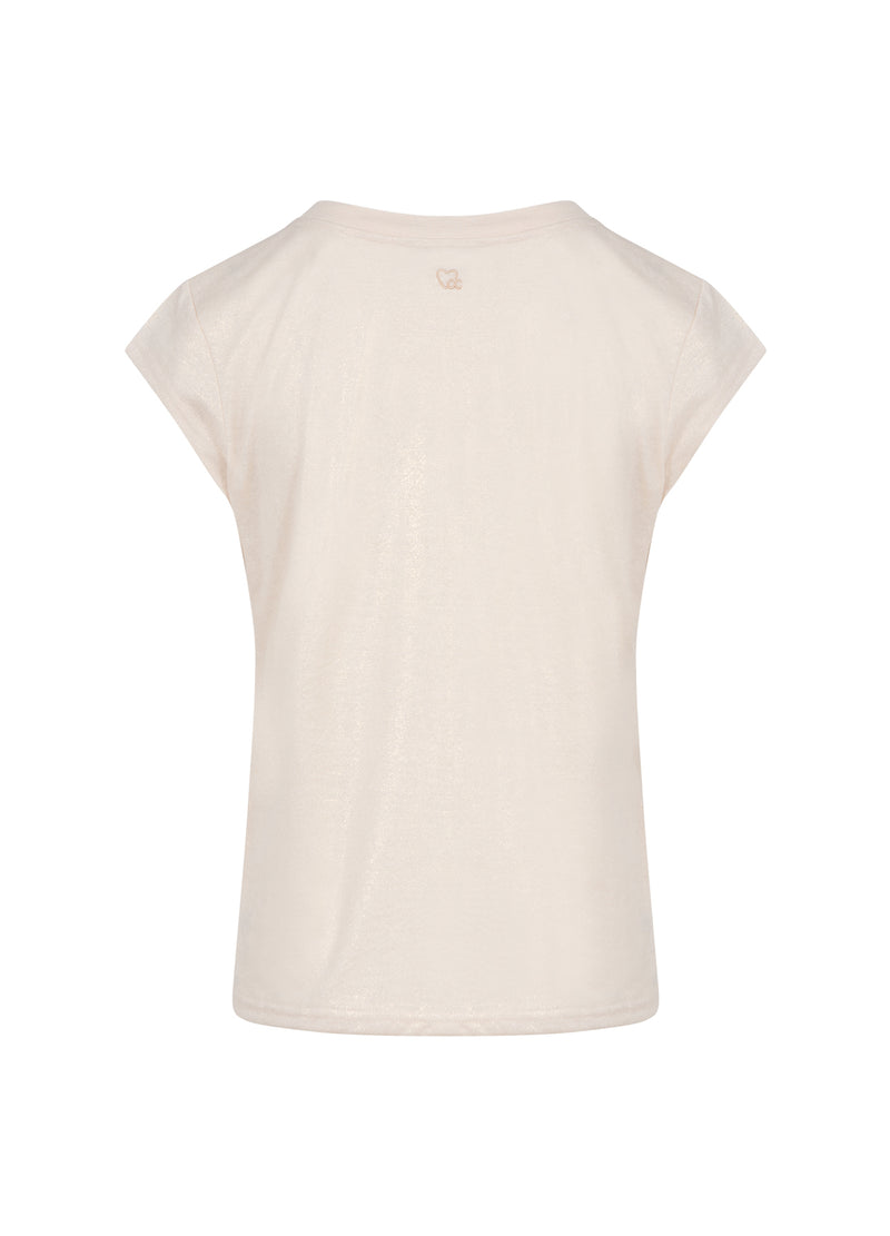CC Heart CC HEART METALLIC SHIRT - KAPPEARM T-Shirt Sand/gold - 280
