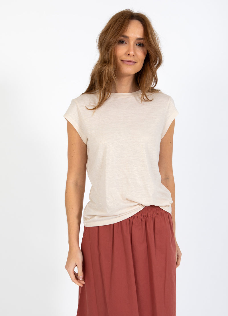 CC Heart CC HEART METALLIC SHIRT - KAPPEARM T-Shirt Sand/gold - 280