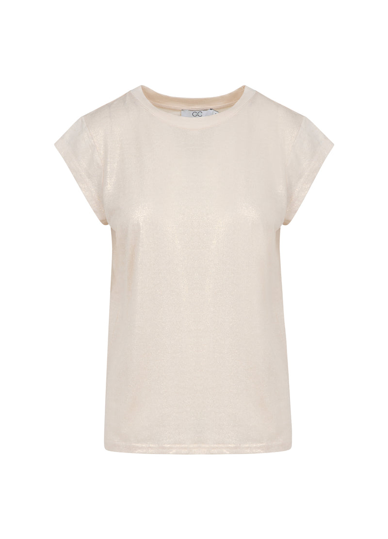 CC Heart CC HEART METALLIC SHIRT - KAPPEARM T-Shirt Sand/gold - 280