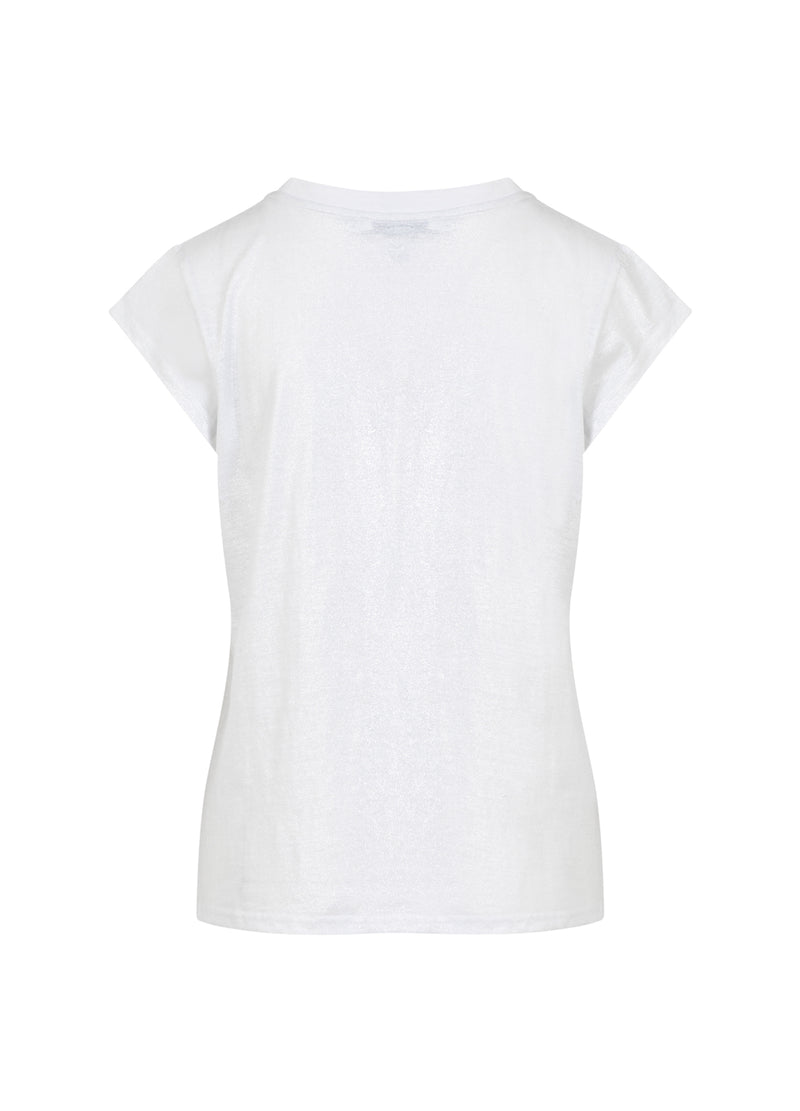 CC Heart CC HEART METALLIC SHIRT - KAPPEARM T-Shirt White/silver - 240