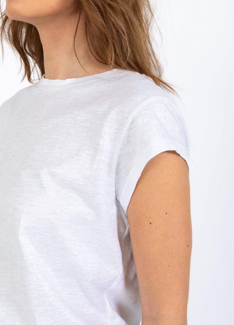 CC Heart CC HEART METALLIC SHIRT - KAPPEARM T-Shirt White/silver - 240