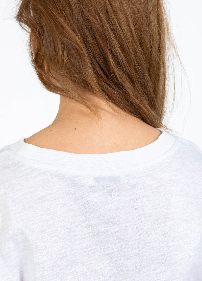 CC Heart CC HEART METALLIC SHIRT - KAPPEARM T-Shirt White/silver - 240