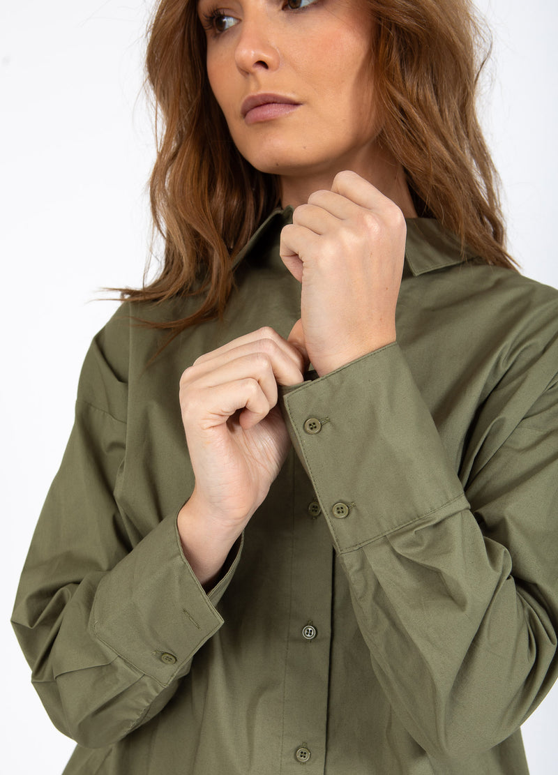 CC Heart CC HEART MILLIE SOLIDES LOCKERES HEMD Shirt/Blouse Khaki - 467