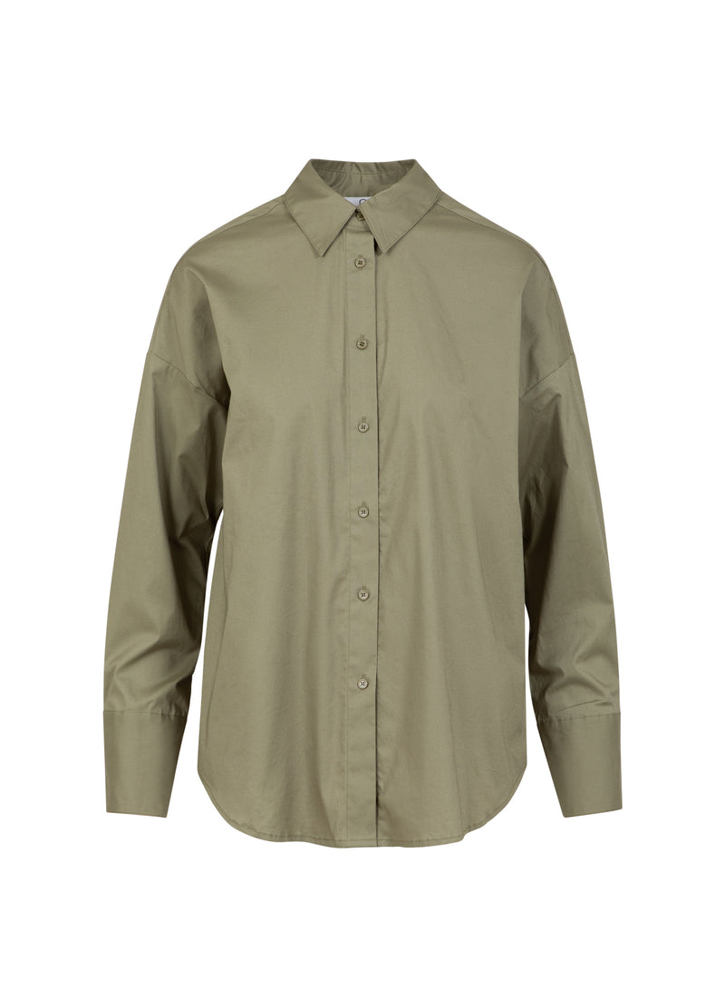 CC Heart CC HEART MILLIE SOLIDES LOCKERES HEMD Shirt/Blouse Khaki - 467