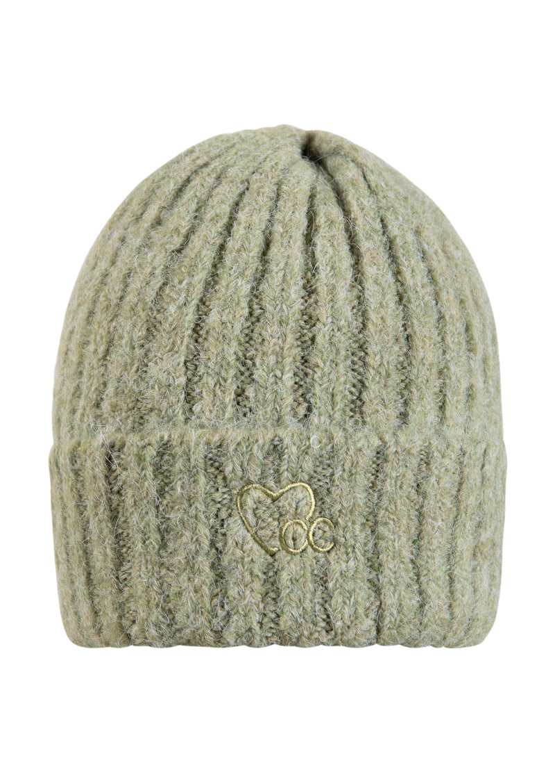 CC Heart CC HEART MYLA RIB BEANIE Accessories Army - 407