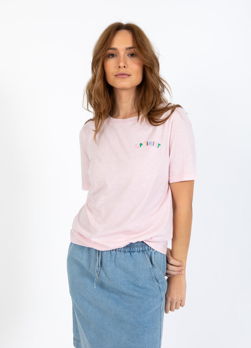 CC Heart CC HEART OPTIMIST TEE - MITTLERE ÄRMEL T-Shirt Daisy Pink - 600