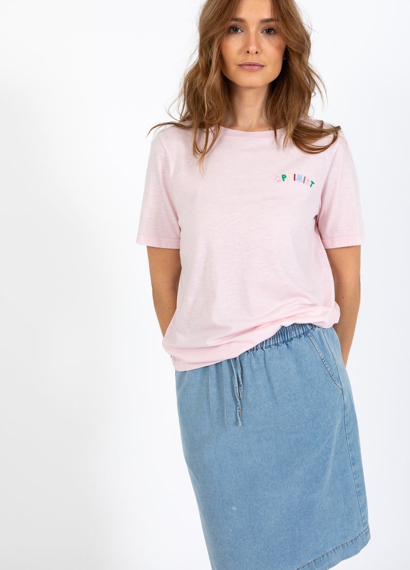 CC Heart CC HEART OPTIMIST TEE - MITTLERE ÄRMEL T-Shirt Daisy Pink - 600