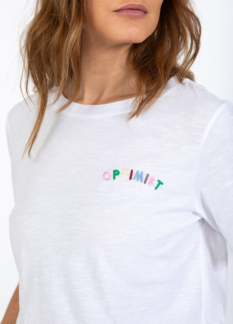 CC Heart CC HEART OPTIMIST TEE - MITTLERE ÄRMEL T-Shirt White - 200