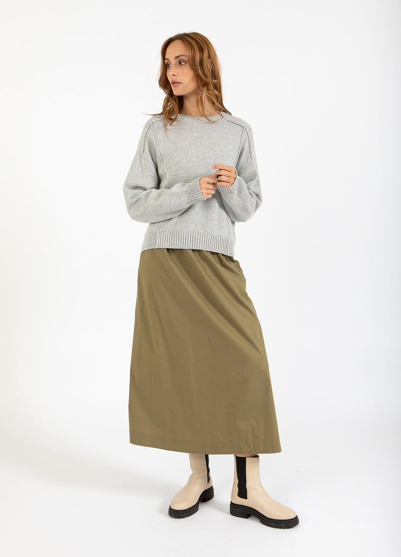 CC Heart CC HEART PHOEBE LANGER ROCK Skirt Sand olive - 406