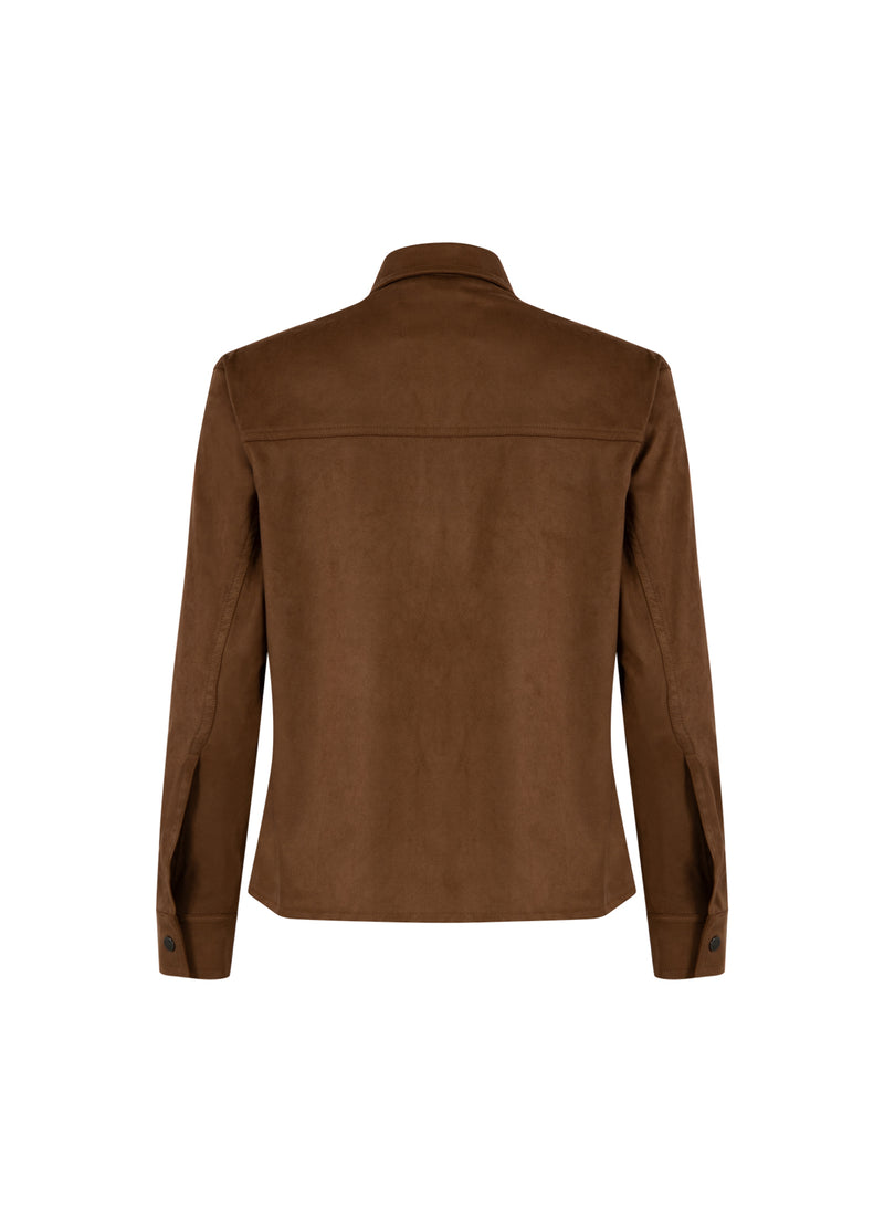CC Heart CC HEART ROMY SHIRT JACKET Outerwear Chocolate brown - 349