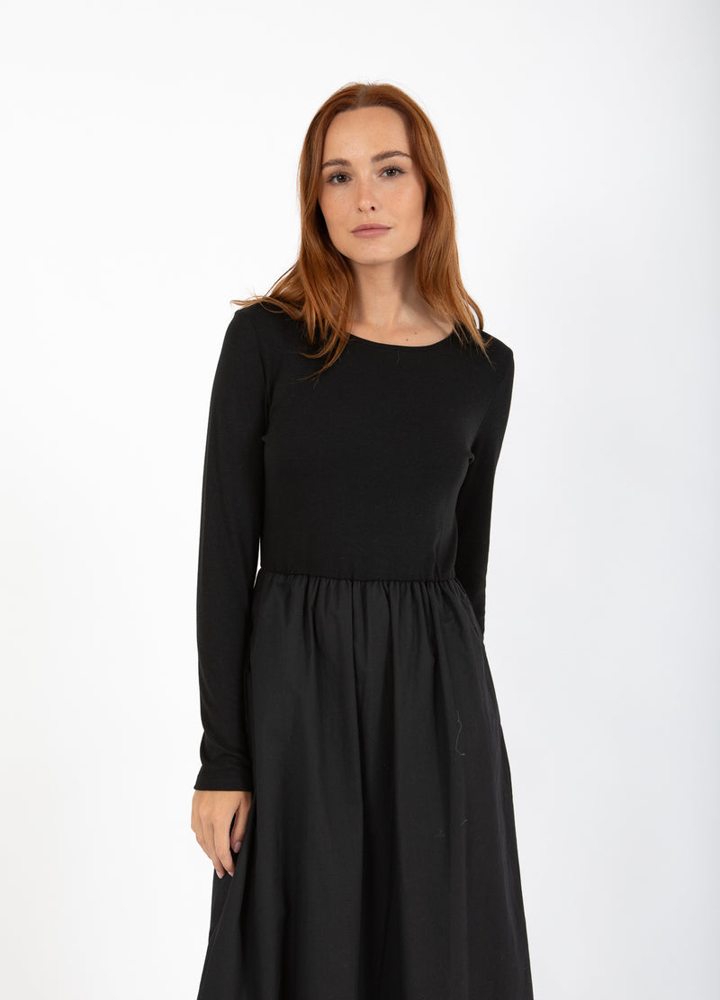 CC Heart CC HEART RYLAN MIX KLEID LANGARM Dress Black - 100