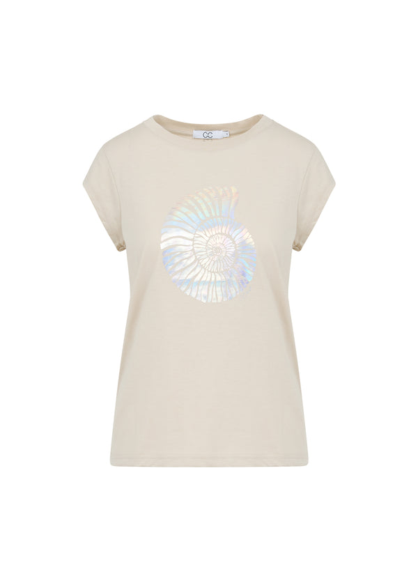 CC Heart CC HEART SHELL TEE - KAPUZENÄRMEL T-Shirt Light khaki - 435