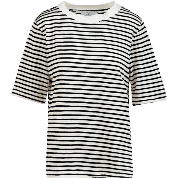 CC Heart CC HEART SILLA GESTREIFTES T-SHIRT MIT KURZEN ÄRMELN T-Shirt Off white/navy stipes - 258