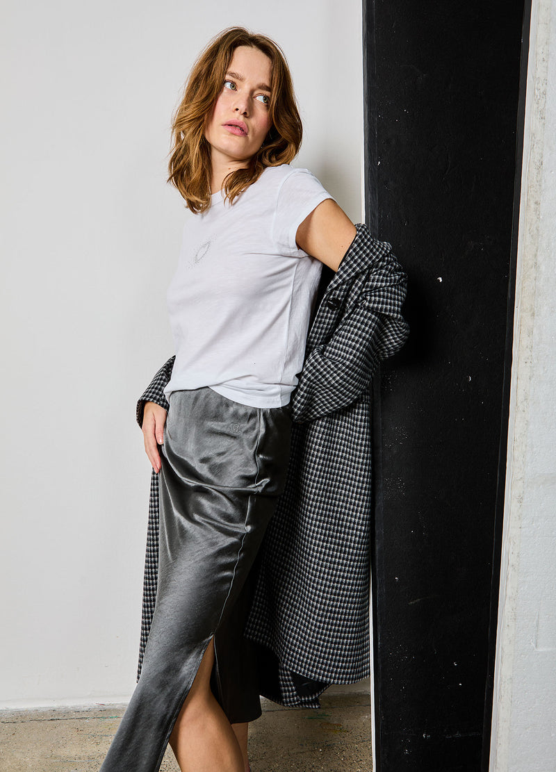 CC Heart CC HEART SKYLER MITTELLANGER ROCK Skirt Dark Stone Grey - 149
