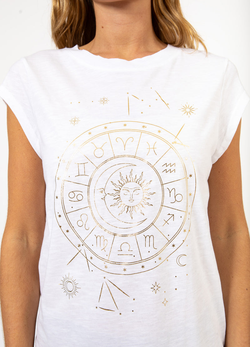 CC Heart CC HEART SOLEIL TEE - CAP ÄRMEL T-Shirt White - 200