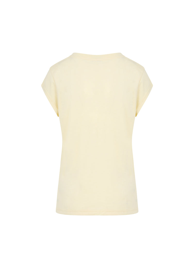 CC Heart CC HEART SOMMER T-SHIRT - KAPPE ÄRMEL T-Shirt Light honey - 790