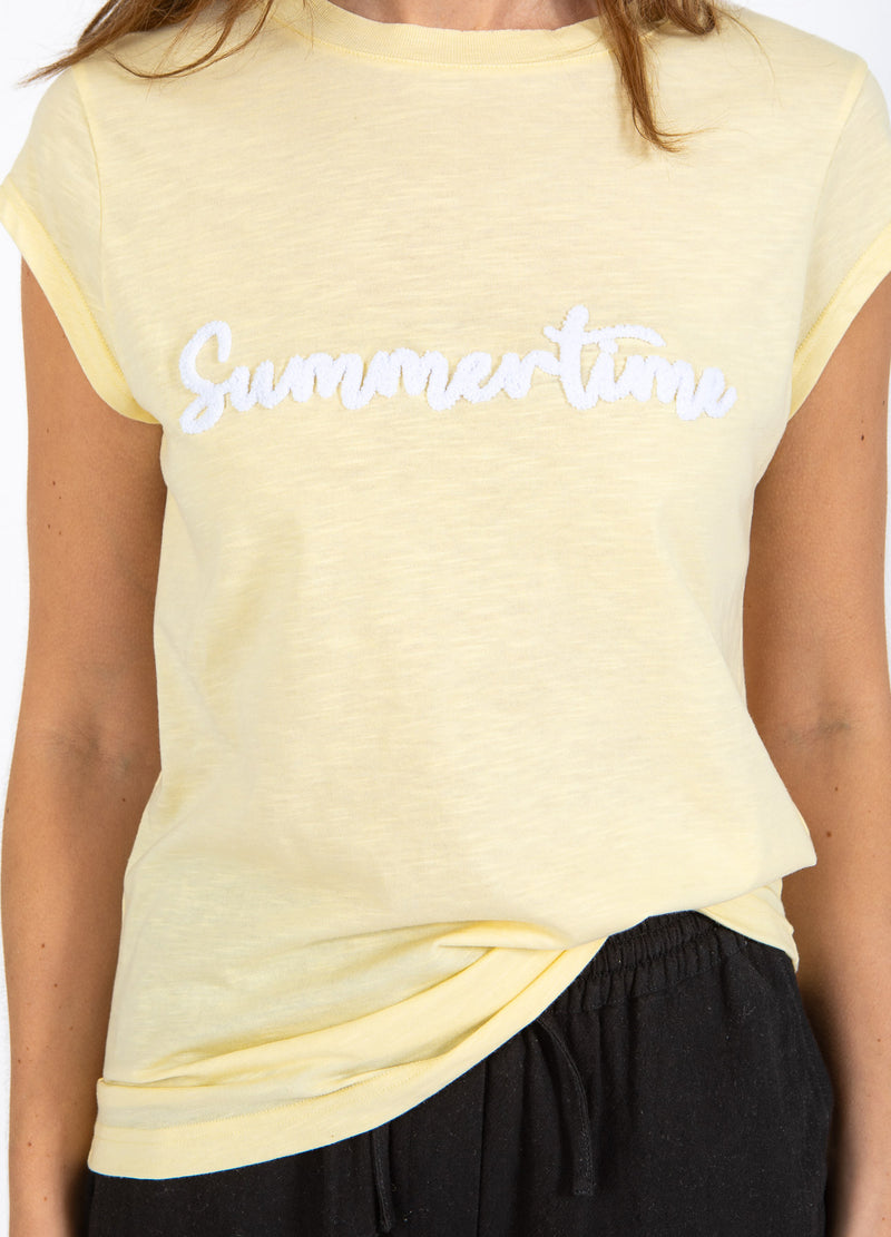 CC Heart CC HEART SOMMER T-SHIRT - KAPPE ÄRMEL T-Shirt Light honey - 790