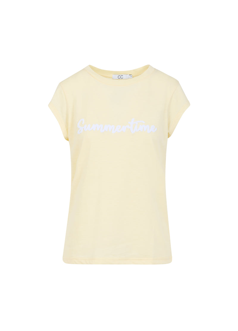 CC Heart CC HEART SOMMER T-SHIRT - KAPPE ÄRMEL T-Shirt Light honey - 790