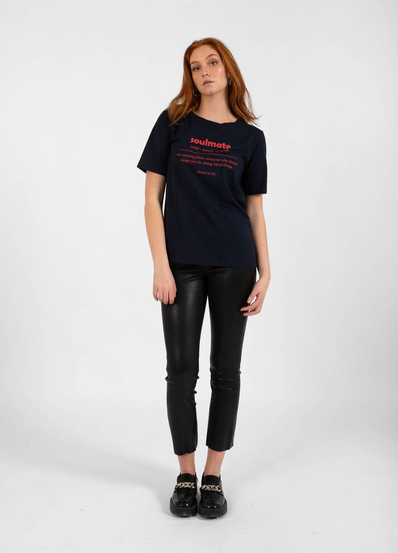CC Heart CC HEART SOULMATE T-SHIRT - MITTLERER ÄRMEL T-Shirt Night Sky Blue - 502