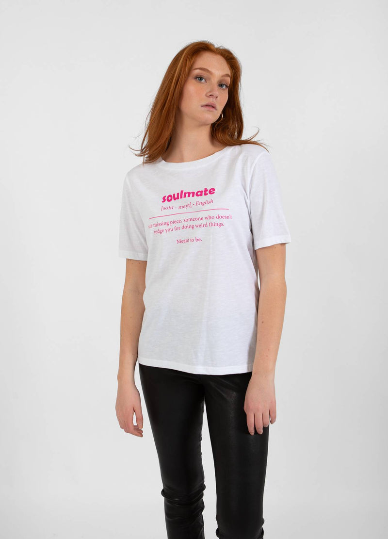 CC Heart CC HEART SOULMATE T-SHIRT - MITTLERER ÄRMEL T-Shirt White - 200