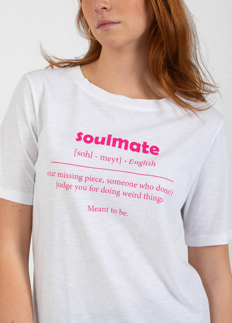 CC Heart CC HEART SOULMATE T-SHIRT - MITTLERER ÄRMEL T-Shirt White - 200