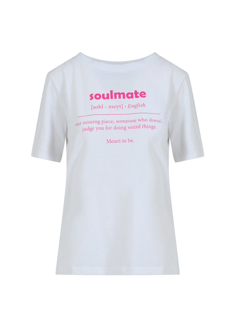 CC Heart CC HEART SOULMATE T-SHIRT - MITTLERER ÄRMEL T-Shirt White - 200