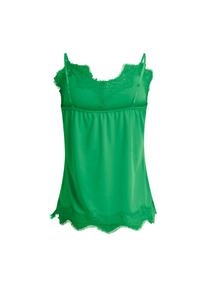 CC Heart   CC HEART SPITZENTOP Top - Short sleeve Emerald green - 402