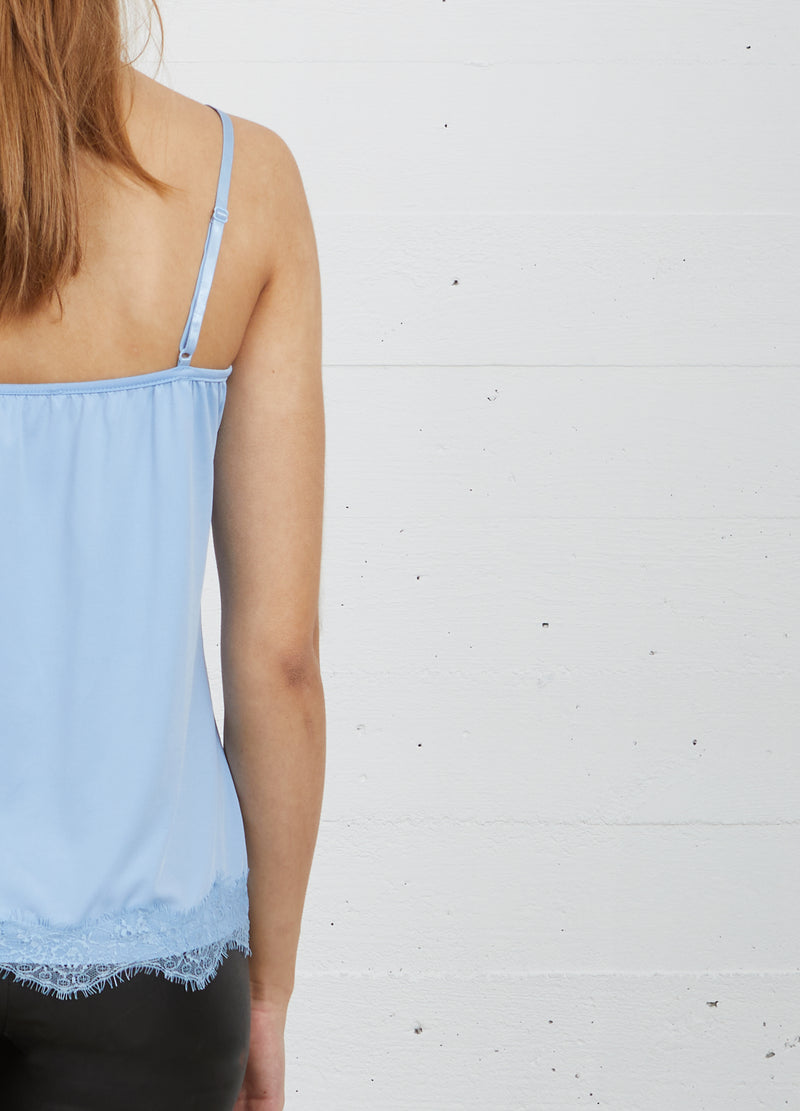 CC Heart CC HEART SPITZENTOP Top - Short sleeve Powder blue - 588