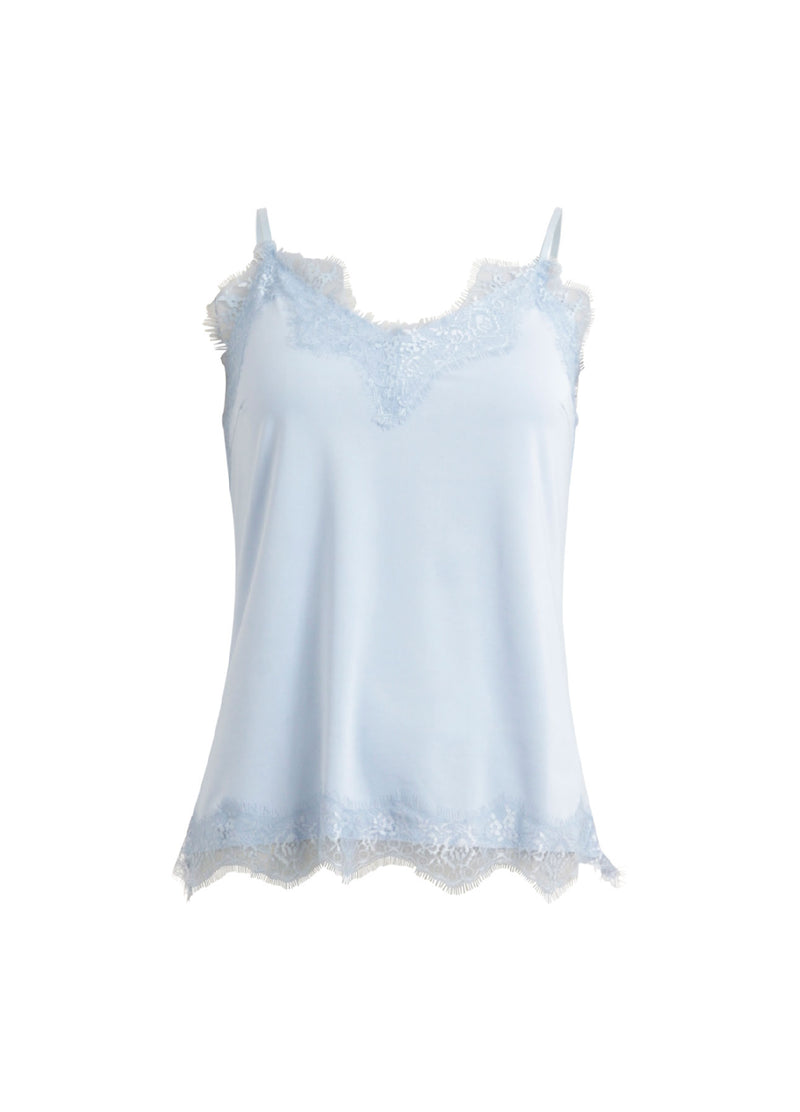 CC Heart CC HEART SPITZENTOP Top - Short sleeve Powder blue - 588